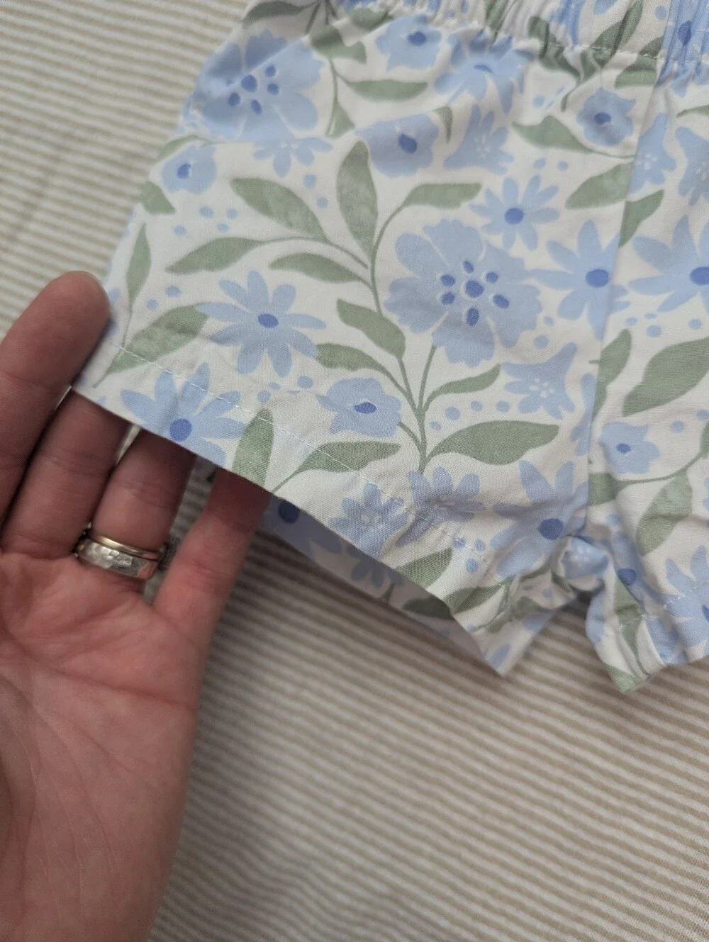 Floral Cotton Baby Shorts